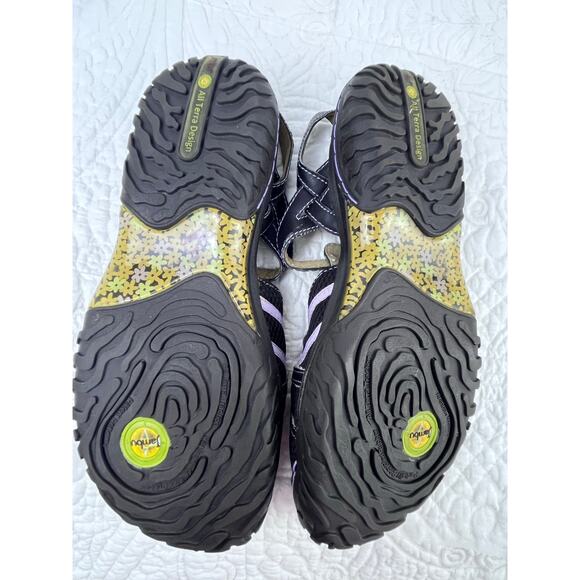 Jambu Women's Size 8 Brown/Pink All Terrain Design Strap Beach Vacation Sandals - Picture 4 of 10